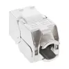 InLine RJ45 Keystone Jack Snap-In moodul Cat.6a, tolmukaitsmega punane