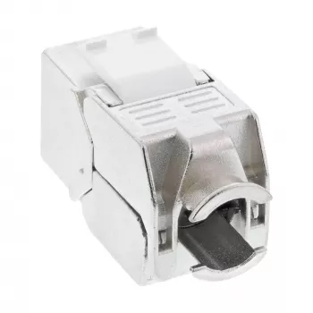InLine RJ45 Keystone Jack Snap-In moodul Cat.6a, tolmukaitsmega punane