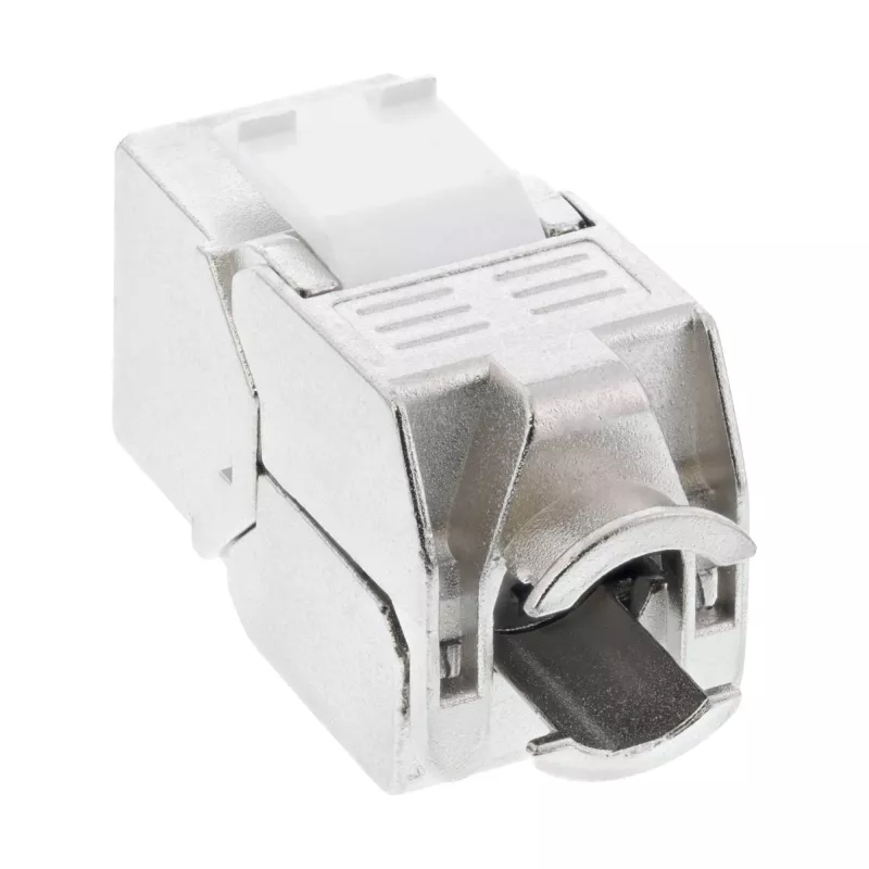 InLine RJ45 Keystone Jack Snap-In moodul Cat.6a, tolmukaitsmega punane