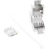 InLine RJ45 Keystone Jack Snap-In moodul Cat.6a, tolmukaitsmega punane