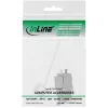 InLine RJ45 Keystone Jack Snap-In moodul Cat.6a, tolmukaitsmega punane