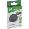 InLine kummipadjad 20 tk pakk must, lame kuju 1,2 cm, Kumm, Must