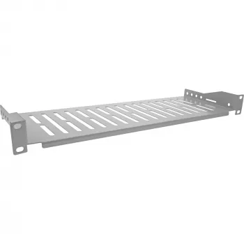 InLine 19-tolline riiul, 150 mm, 10 kg, 1U, RAL 7035 hall