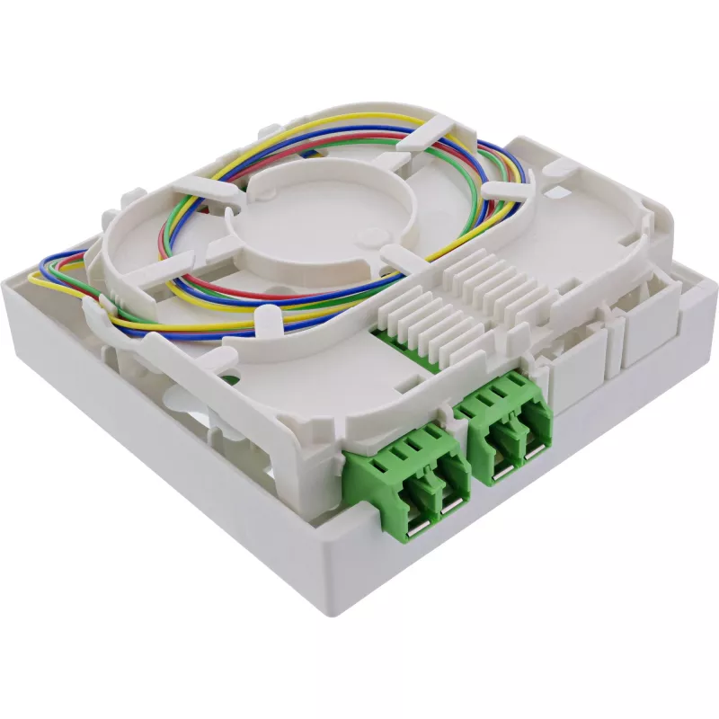 InLine FTTH ühenduskarp eelmonteeritud 4x LC/APC 9/125µm 20m