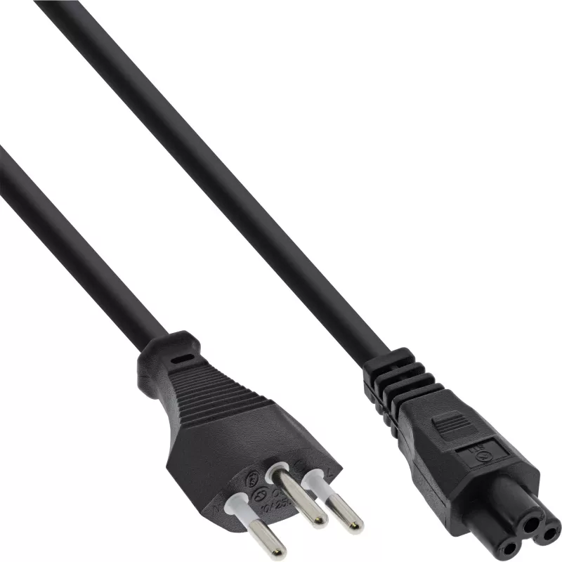 InLine B-16656C toitekaabel Must 2 m SEV 1011 IEC C5