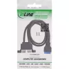 InLine 33390K Internal USB 3.2 Gen 1 kaabel, Motherboard to 2x USB-A Female, 0.45m
