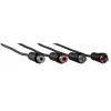 Hama 1,5 m 2 x RCA M/F helikaabel Must