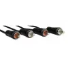Hama 00122329 helikaabel 2,5 m 2 x RCA Must