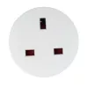 Hama 00121991 toitepistikuadapter tüüp F tüüp G (UK) valge