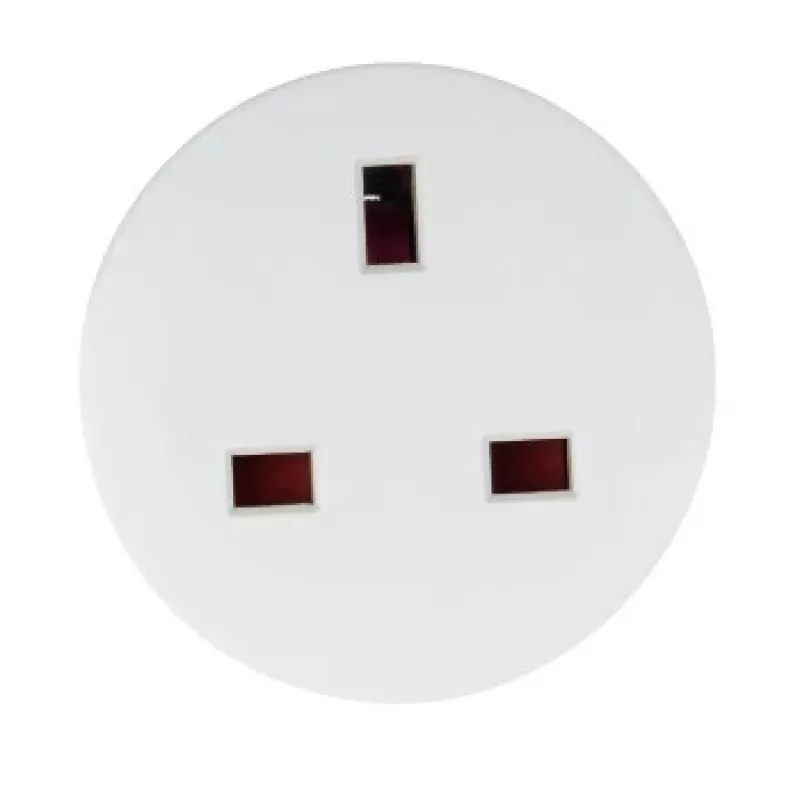 Hama 00121991 toitepistikuadapter tüüp F tüüp G (UK) valge
