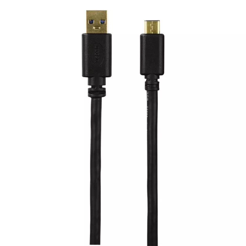 Hama USB-C/USB A, 1.8 m USB-kaabel USB 3.2 Gen 2 (3.1 Gen 2) USB C Must