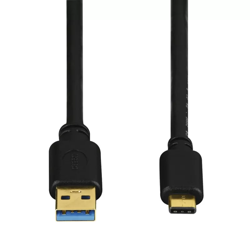 Hama USB-C/USB A, 1.8 m USB-kaabel USB 3.2 Gen 2 (3.1 Gen 2) USB C Must
