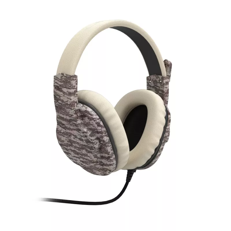 Hama SoundZ 333 Peakomplekt Juhtmega Peavõru Mängimine USB Type-A Beež, Pruun