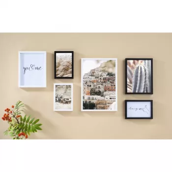 Hama Mix & Match pildiraamide komplekt Must, Valge