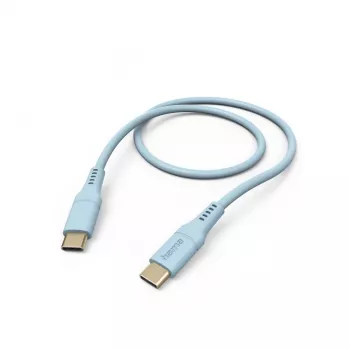 Hama paindlik USB-kaabel USB 2.0 1,5 m USB C sinine