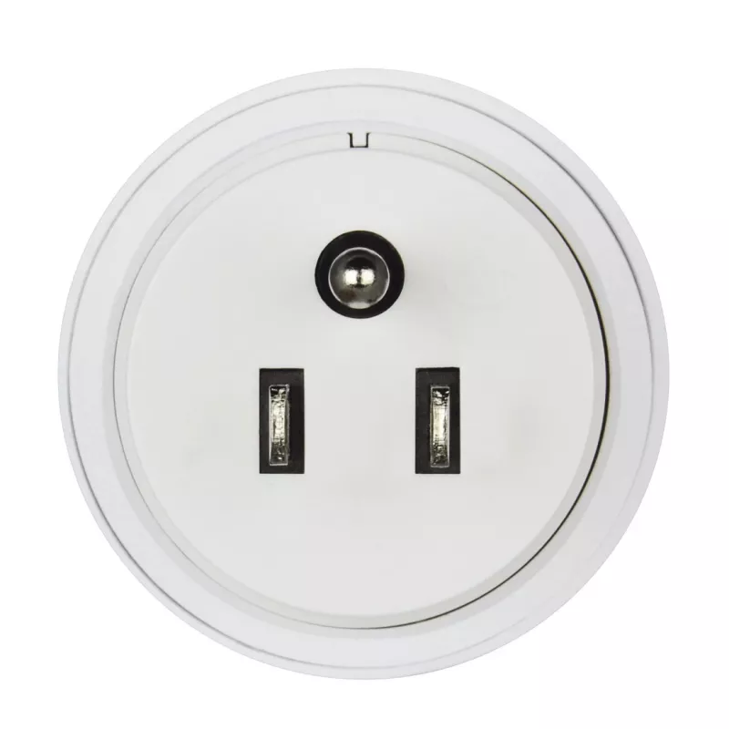 Hama 00223432 toitepistiku adapter tüüp B tüüp C (Europistik)+tüüp F valge