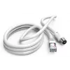 Hama 00205032 koaksiaalkaabel 2,5 m RJ-45 Valge