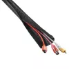 Hama 00220995 kaablikorraldaja Universaalne Kaablikate Must 1 tk