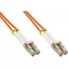 EFB-Elektronik dupleks LC-LC fiiberkaabel 50/125 µm OM2 LSZH, 1 m, oranž, O0310.1