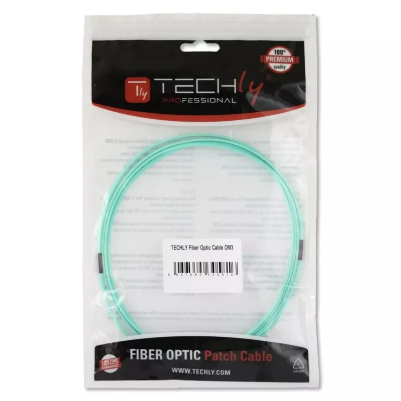 Techly ST/LC Multimode 50/125 OM3 1m fiiberoptiline kaabel ILWL D5-STLC-010/OM3