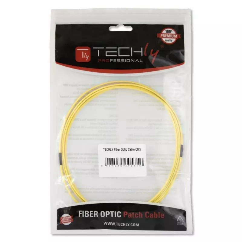Techly LC/LC Monomode 9/125 OS2 20m Fiiberoptiline kaabel ILWL D9-LCLC-200