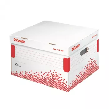 Esselte arhiivikonteiner Speedbox FSC® Medium, punane, valge, 430 g, 325 x 367 x 263 mm