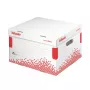 Esselte arhiivikonteiner Speedbox FSC® Medium, punane, valge, 430 g, 325 x 367 x 263 mm
