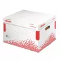 Esselte arhiivikarp Speedbox FSC® LAF, punane, valge, 500 g, 334 x 392 x 301 mm