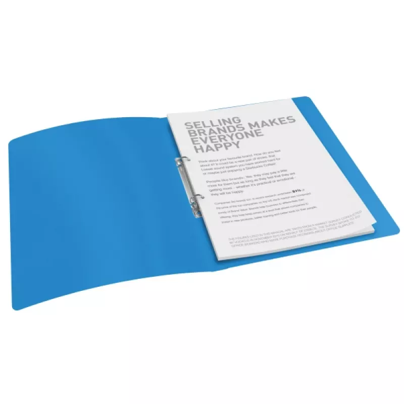 Esselte Ring Binder PP Vivida 2RR/16 mm, A4, Plastik, Sinine, 100 lehte, 1,6 cm, 25 mm