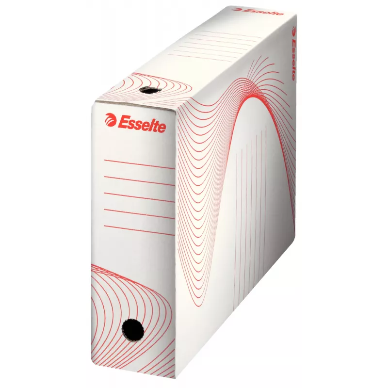 Esselte arhiivikarp Vivida FSC® BOXY 100 mm, valge, A4, rõht-/püstpaigutus, 100 mm, 352 mm, 250 mm