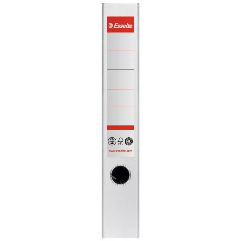 Esselte Lever Arch File No.1, 100% taaskasutatud kartong, A4, Säilitus, Kartong, Valge, 350 lehte, 80 g/m²