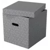 Esselte Home Storage Box Cube, 3 tk pakend, papp, hall, 320 mm, 315 mm, 365 mm, 850 g