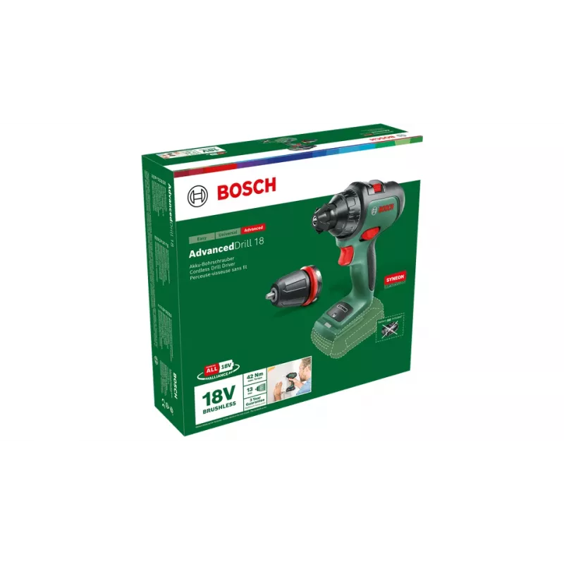 Bosch AdvancedDrill 18 1350 RPM Kiirkinnitus 1 kg Roheline