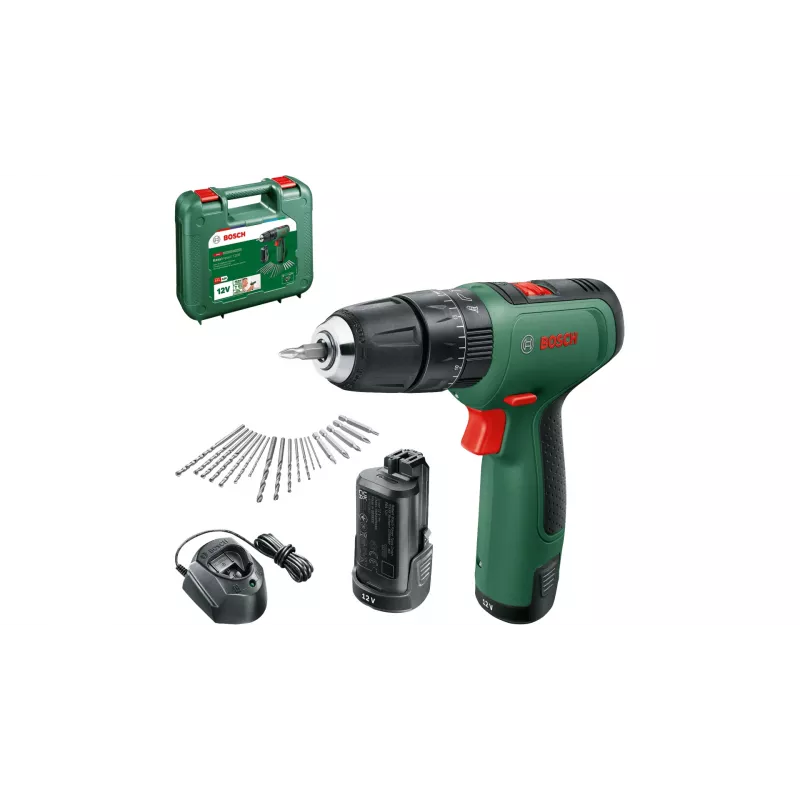 Bosch EasyImpact 1200 1500 RPM võtmeta 1,1 kg must, roheline