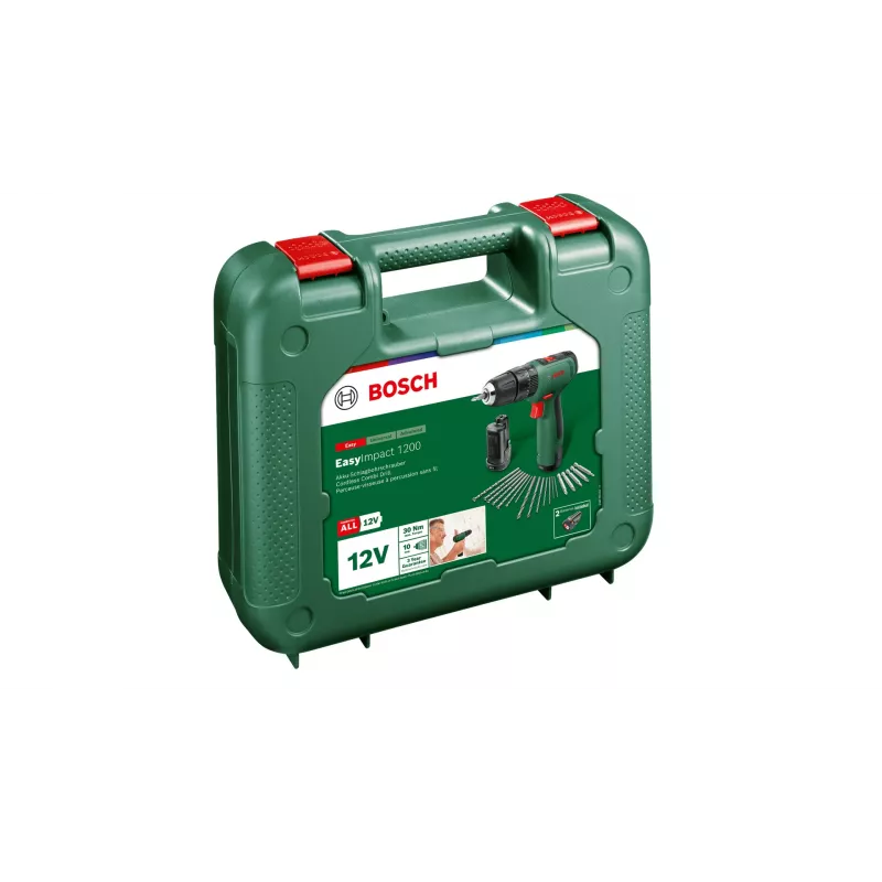 Bosch EasyImpact 1200 1500 RPM võtmeta 1,1 kg must, roheline