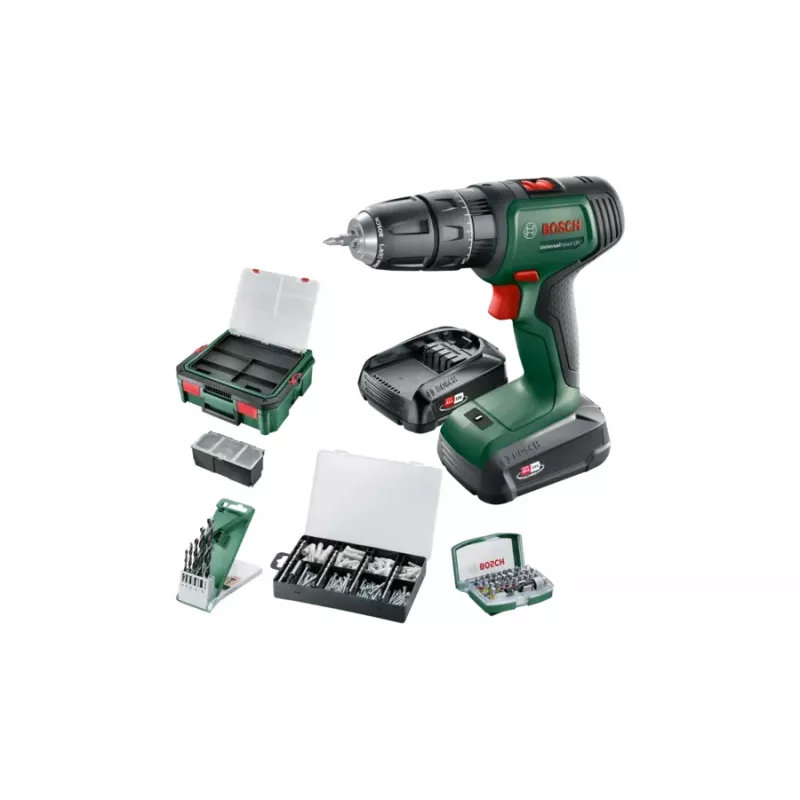 Bosch UniversalImpact 18V 1450 RPM võtmeta 1,3 kg roheline