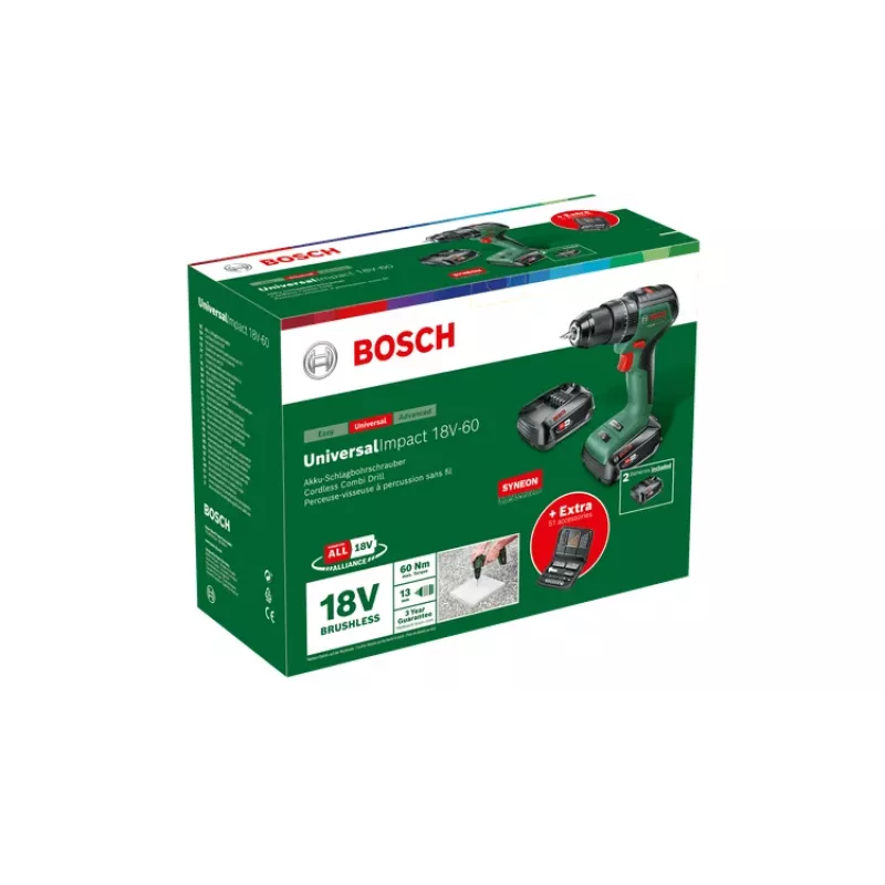 Bosch 0 603 9D7 106 puur 1900 RPM võtmeta 1.3 kg must, roheline