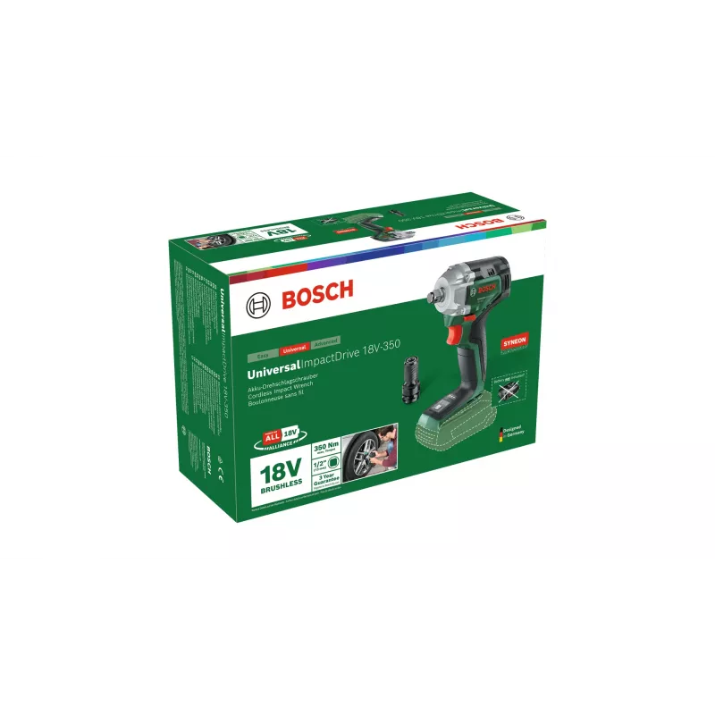 Bosch ImpactDrive 18V-350 2300 RPM must, roheline