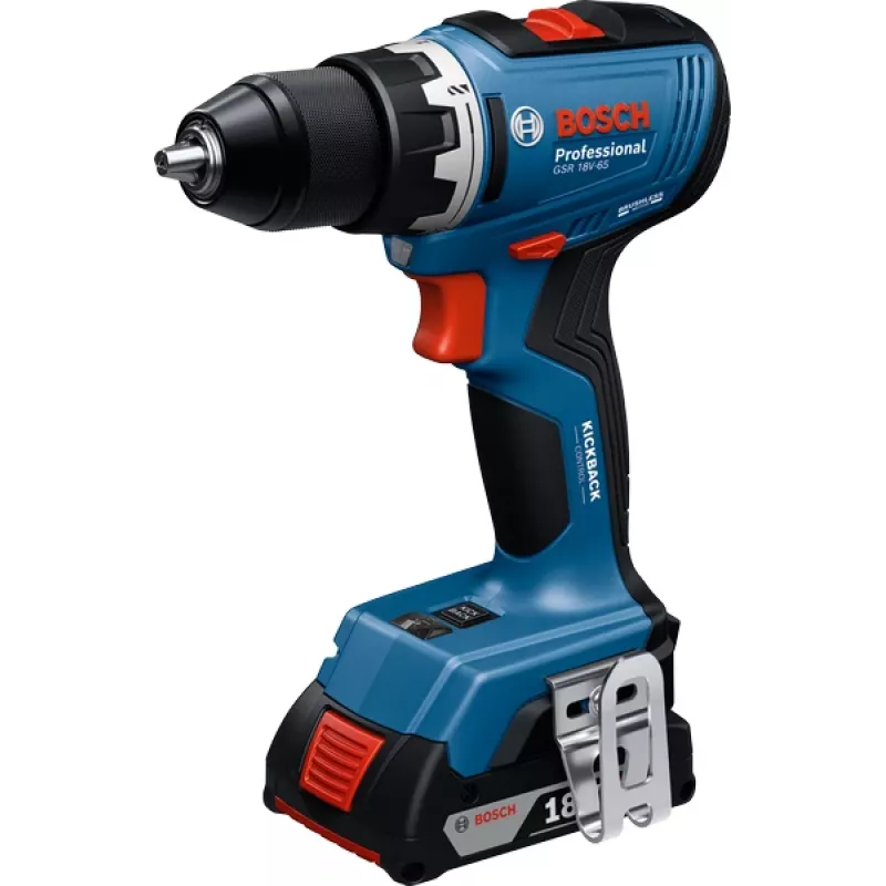 Bosch GSR 18V-65 Professional 2100 RPM võti 1,06 kg must, sinine