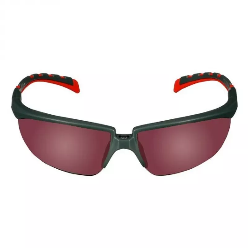3M S2024AS-RED kaitseprillid Kaitseprillid Plastikust Hall, Punane