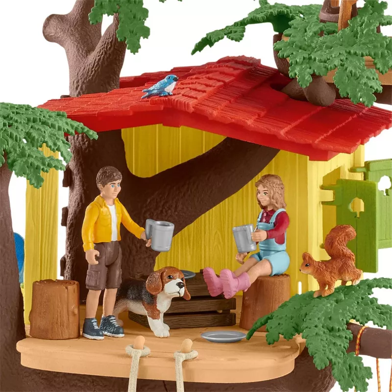 schleich FARM WORLD Seiklus-puumaja, Talu, Taluloomad/talumänguasjad, 3 a, Mitmevärviline, Plastik