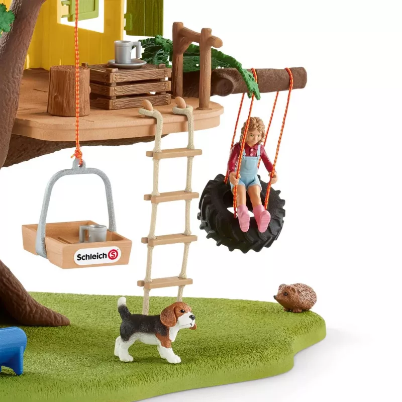 schleich FARM WORLD Seiklus-puumaja, Talu, Taluloomad/talumänguasjad, 3 a, Mitmevärviline, Plastik