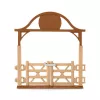 schleich HORSE CLUB Koppel sissepääsuväravaga, mänguasjade tara, alates 5 aastast, Hobusetall, Hobused, Beež, Pruun