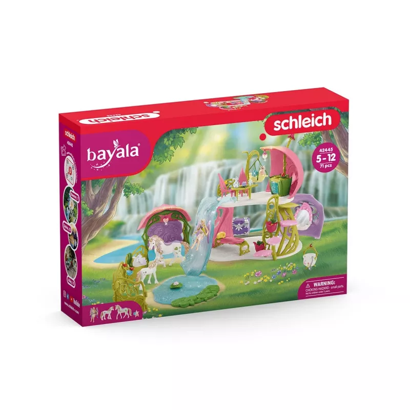 schleich BAYALA Sädelev lillemaja ükssarvikute, järve ja talliga