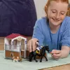 schleich HORSE CLUB hobuseboks koos Tori ja Princessiga, hobusetall, hobused, 5 a, mitmevärviline, plastik