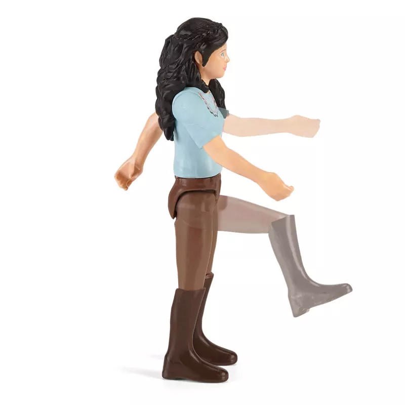 schleich HORSE CLUB Pesemisala koos Emily ja Lunaga, Loom, Hobusetall, Hobused, 5 a, Mitmevärviline, Plastik