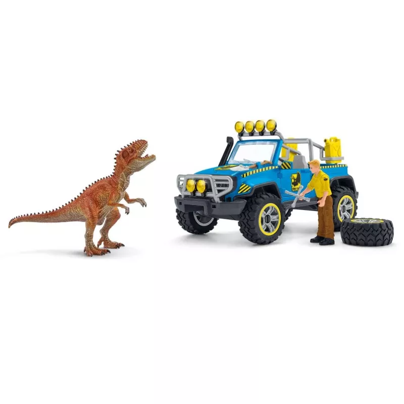 schleich Dinosaurs Maastikumasin dinosauruspostiga