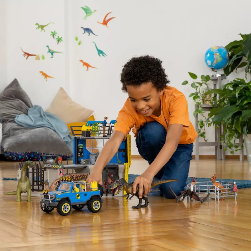 schleich Dinosaurs Maastikumasin dinosauruspostiga