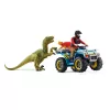 Mängukomplekt Schleich Dinosaurs Quad Escape from Velociraptor