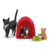 Playset Schleich FARM WORLD Playtime for cute cats